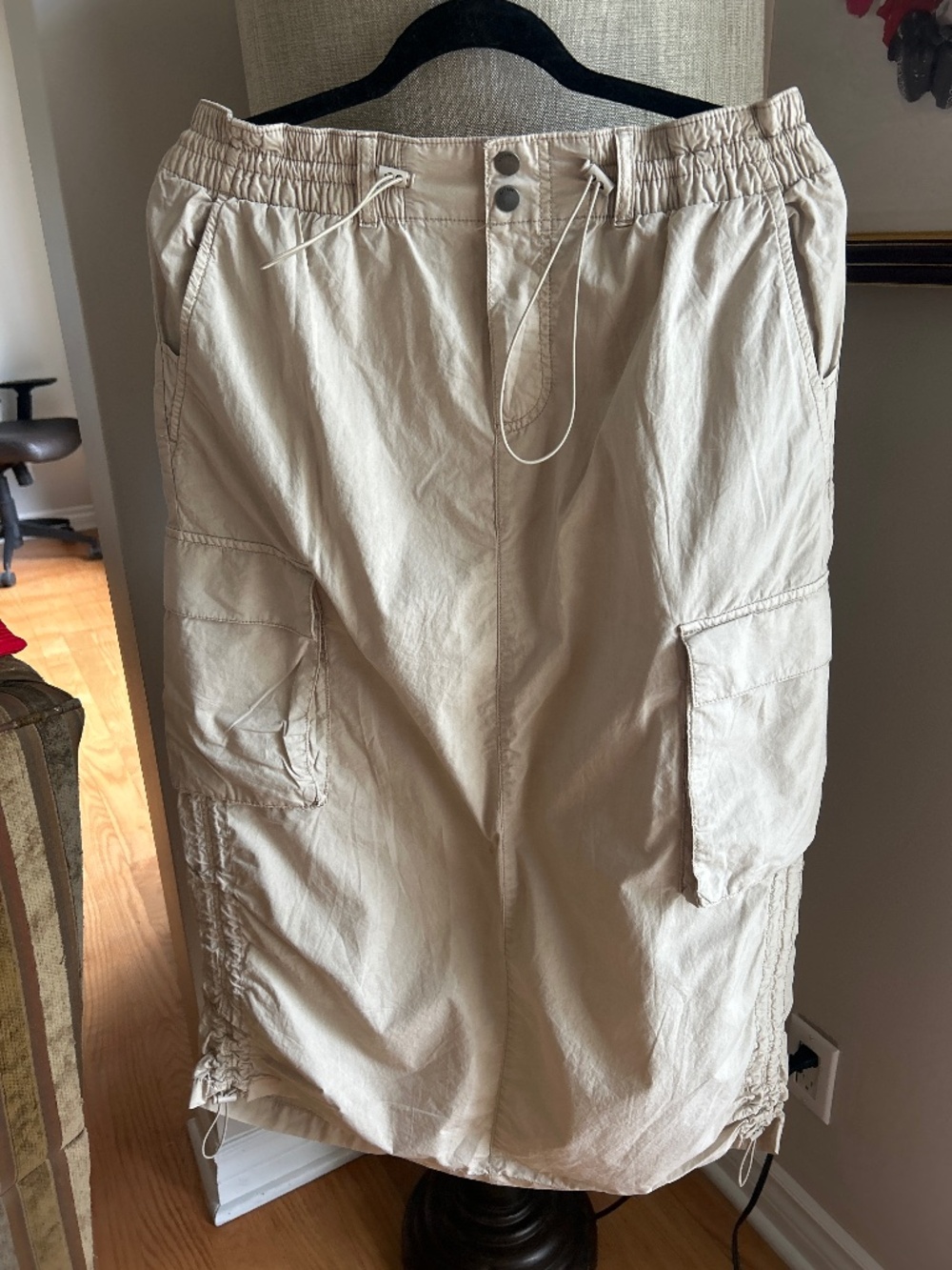 Cargo low waisted maxi skirt